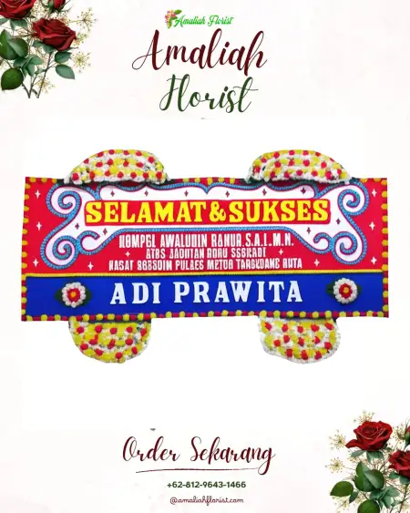 Papan Bunga Ucapan Selamat Sempukerep